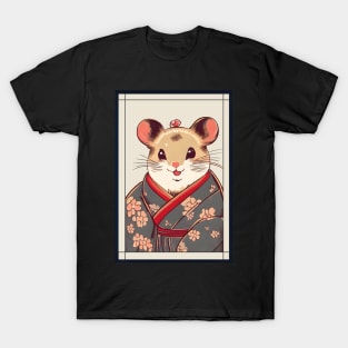 Hamster Japanese with kimono vintage T-Shirt